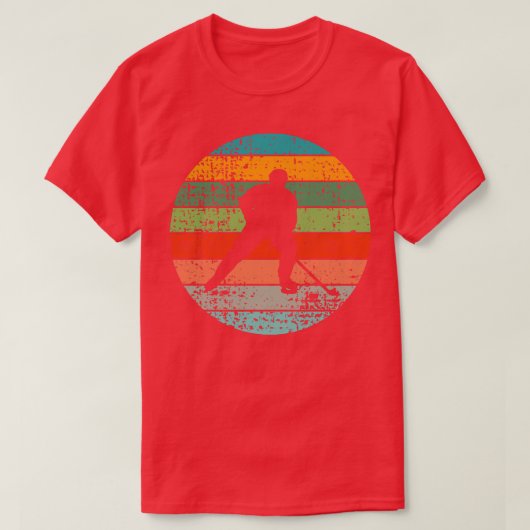 Eishockey Retro 1 T-Shirt (Design vorne)