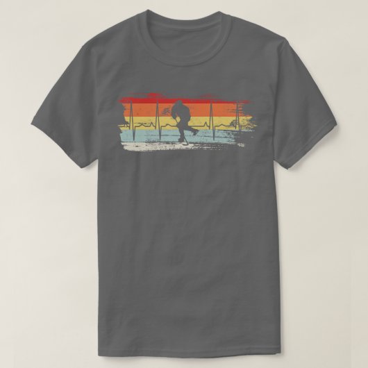 Eishockey Retro 2 T-Shirt (Design vorne)