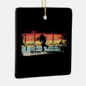 Eishockey Retro Keramikornament (Rechts)