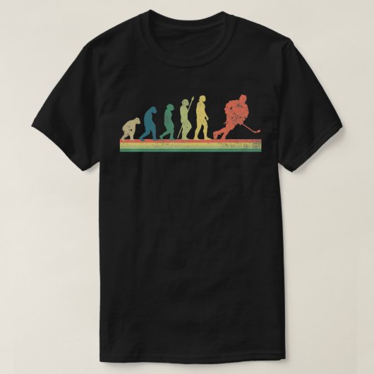 Eishockey Retro Vintag T-Shirt (Design vorne)