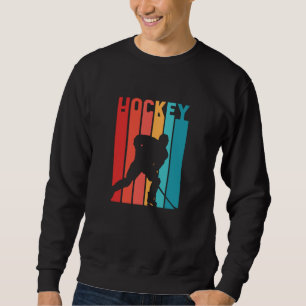 Eishockey Retro Vintage Silhouette Sweatshirt