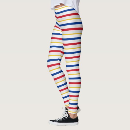 Eishockey-Rink- Stripes-Leggings Leggings (Links)