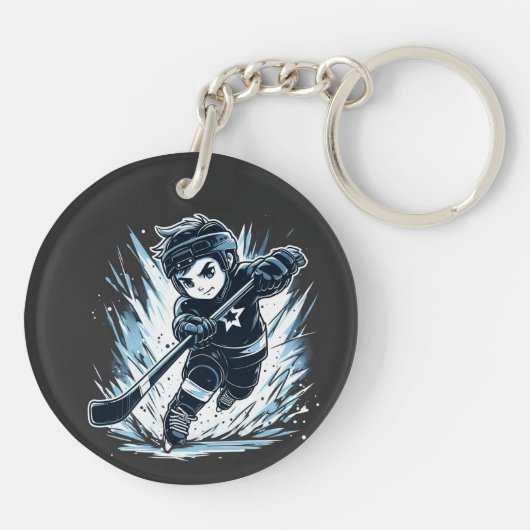 Eishockey Schlüsselanhänger (Rückseite)