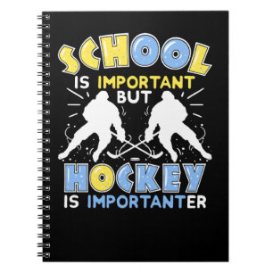 Eishockey-Schule ist wichtig, aber Hockey ist eins Notizblock