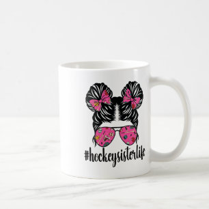 Eishockey Schwester Kleine Schwester eines Eishock Kaffeetasse