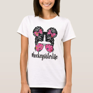 Eishockey-Schwester Kleine Schwester eines Eishock T-Shirt
