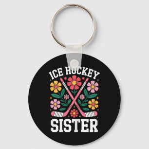 Eishockey-Schwester Lustiges Eishockey  Schlüsselanhänger