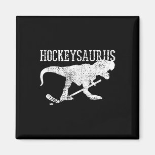 Eishockey-Shirt Feldhockey T Rex Lustiges T-Shirt Magnet