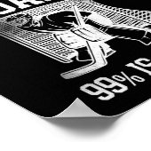 Eishockey Sie müssen nicht 100 % verrückt sein, um Poster (Ecke)