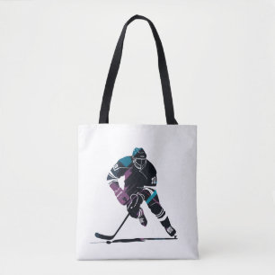 Eishockey-Silhouette Sport Challenge Style Tasche