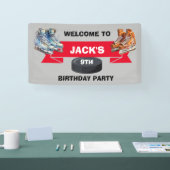 Eishockey-Skate Geburtstagsparty Banner (Messe)