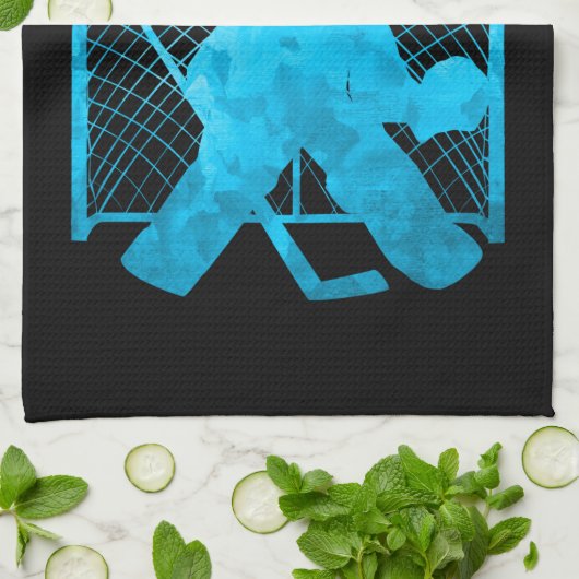 Eishockey Skate Handtuch Torte Türkisch (Gefaltet)