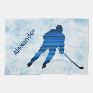 Eishockey Skate Handtuchhalter blau Geschirrtuch