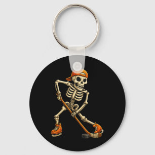 Eishockey-Skelett-Halloween-Kostüm Männer Jungen K Schlüsselanhänger