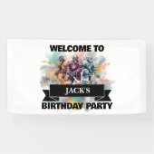 Eishockey-Spieler Banner (Horizontal)