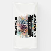 Eishockey-Spieler Banner (Vertikal)