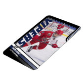 Eishockey-Spieler behalten sein Dynamisches Blau Magnet (Linke Seite)