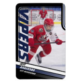 Eishockey-Spieler behalten sein Dynamisches Blau Magnet (Vertikal)
