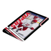 Eishockey-Spieler behalten sein Dynamisches Rot Magnet (Linke Seite)