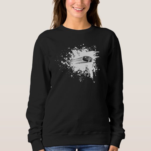 Eishockey-Spieler-Splash Sweatshirt (Vorderseite)