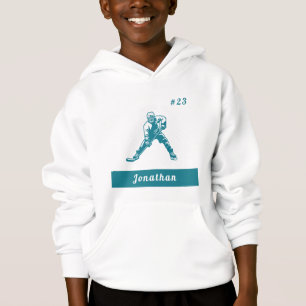 Eishockey-Spieler Sportname und Anzahl Kinder Hoodie