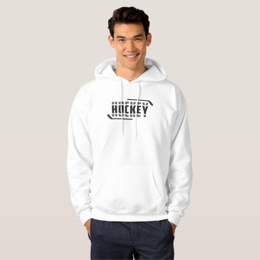 Eishockey Spieler Stick Puck Team Funny Gift Idee Hoodie (Vorne ganz)