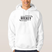 Eishockey Spieler Stick Puck Team Funny Gift Idee Hoodie (Vorderseite)