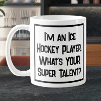 Eishockey Spieler Super Talent. Tasse