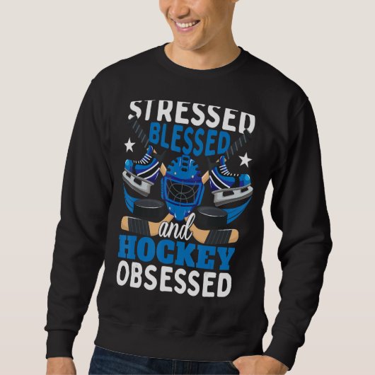 Eishockey-Spieler Sweatshirt (Vorderseite)