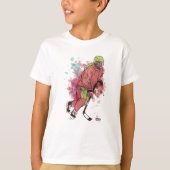 Eishockey-Spieler T-Shirt (Vorderseite)