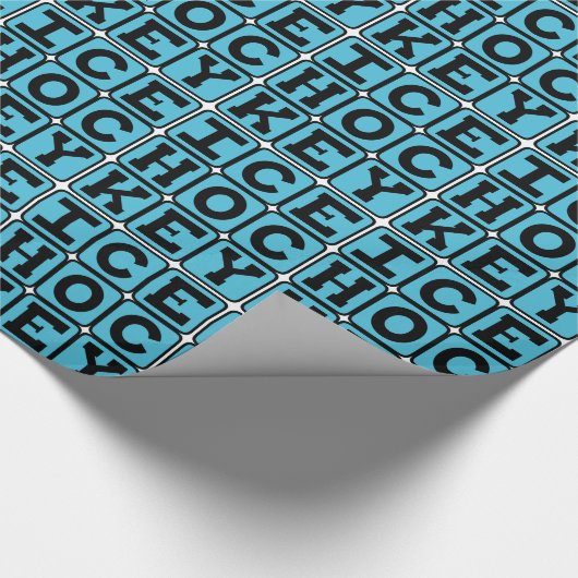 Eishockey, Sport Geschenkpapier (Ecke)