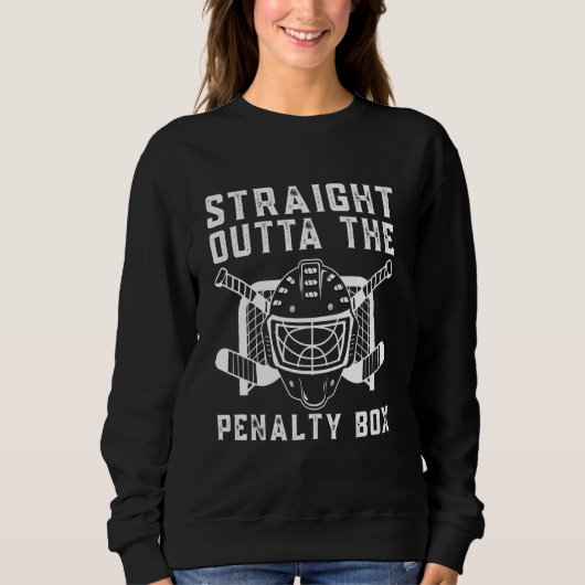 Eishockey-Sprichwort Sweatshirt (Vorderseite)