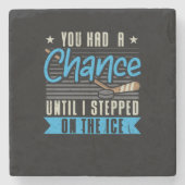 Eishockey Steinuntersetzer (Vorderseite)