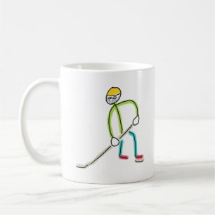 Eishockey Stickman Kaffeetasse