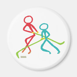 Eishockey-Stockmänner Magnet