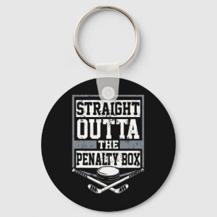 Eishockey Straight Outta The Penalty Box Lustig Pl Schlüsselanhänger