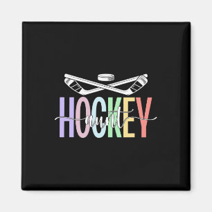 Eishockey-Tante Boho Eishockey-Spielerin Tante  Magnet
