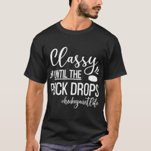 Eishockey-Tante eines Eishockeyspielers T-Shirt