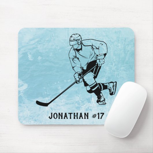 Eishockey-Team-Spieler Mousepad (Mit Mouse)
