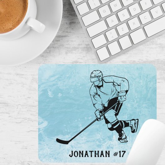Eishockey-Team-Spieler Mousepad
