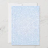 Eishockey Thema Bar Mitzvah Einladung (Rückseite)