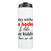 Eishockey Thermosbecher (Vorderseite)