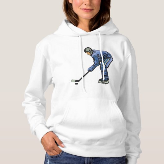 Eishockey Time Womens Hoodie (Vorderseite)