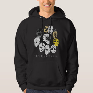 Eishockey-Torhüter-Evolution Vintage Retro Modern  Hoodie