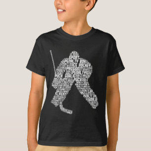 Eishockey Torwart Hockey Jugend Männer Kinder Jung T-Shirt