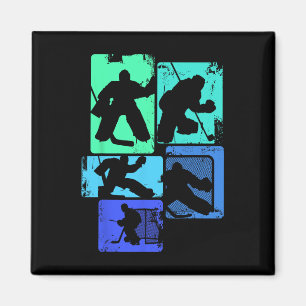 Eishockey Torwart Hockey Spieler Kinder Jungen Jug Magnet
