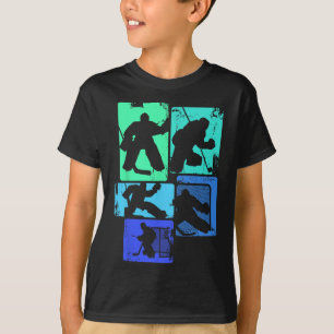 Eishockey Torwart Hockey Spieler Kinder Jungen Jug T-Shirt