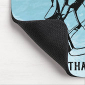 Eishockey-Torwart Mousepad (Ecke)