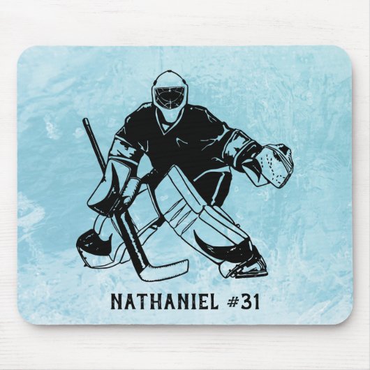 Eishockey-Torwart Mousepad (Vorne)