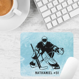 Eishockey-Torwart Mousepad